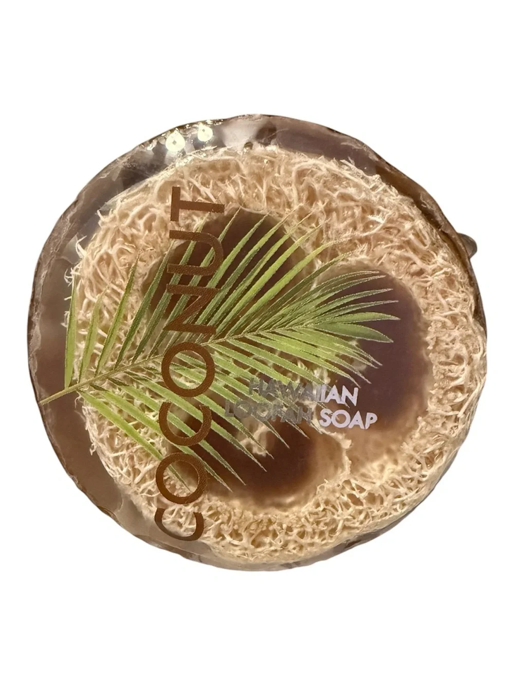 Coconut Loofah Bath Soap - Brown
